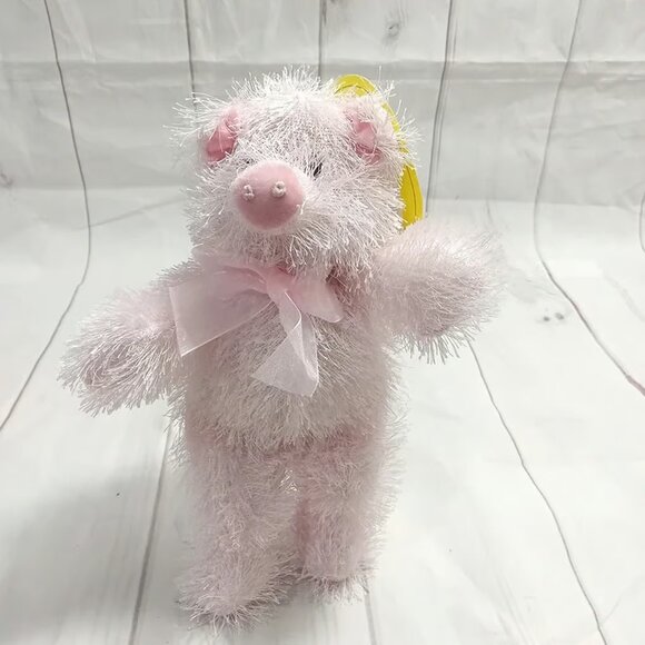 Kuddle Me Toys by Animal Pals Pink Pig 10'' Stuffed Plush - Picture 1 of 12